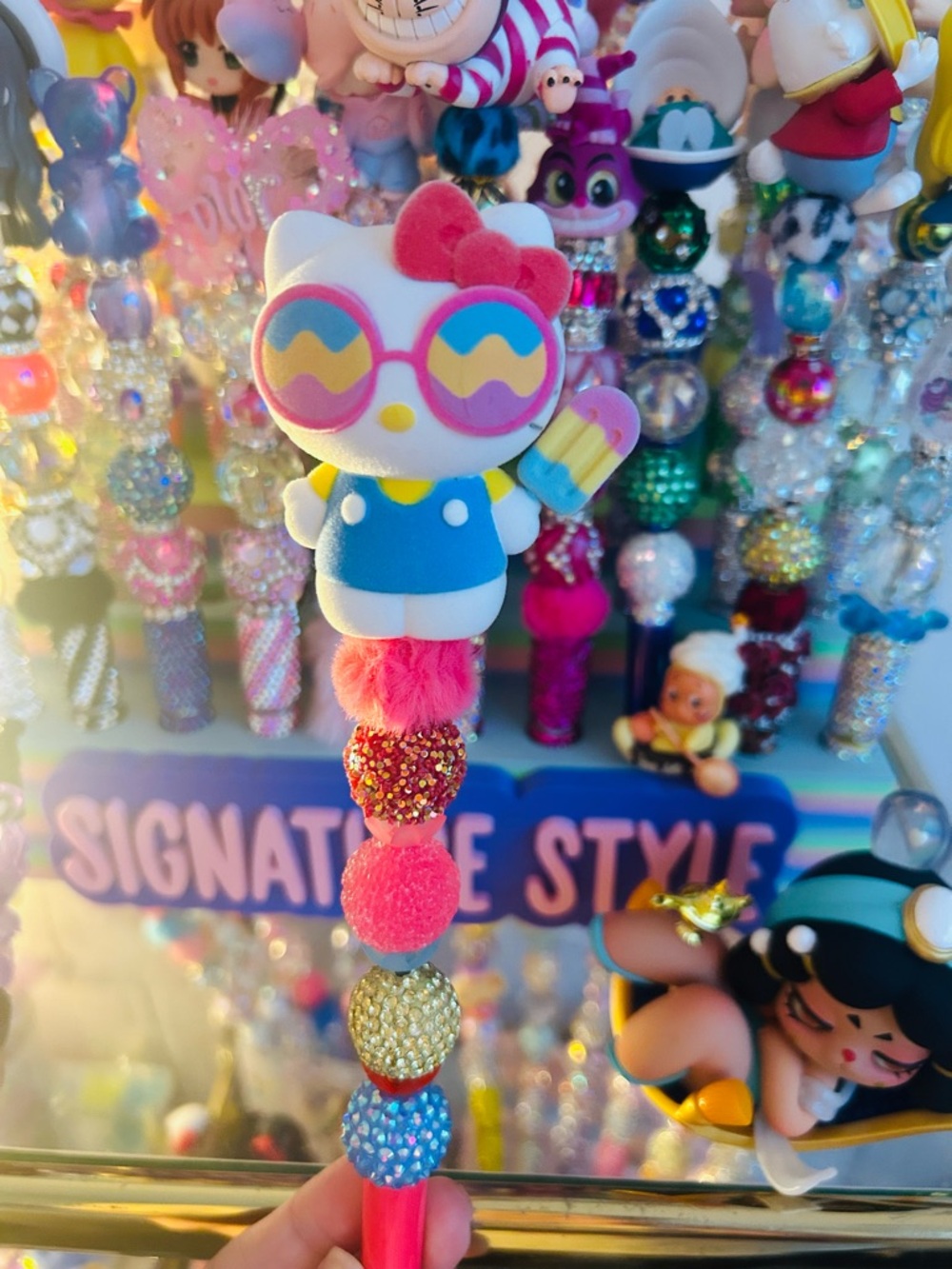 Hello Kitty Neon Popsicle Craze Beaded Pen